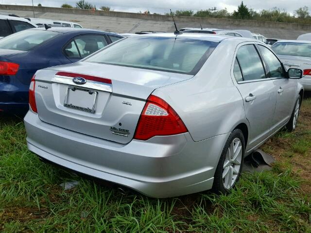 3FAHP0JG3BR133743 - 2011 FORD FUSION GRAY photo 4