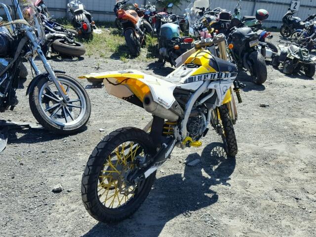 JYACG34C9GA016065 - 2016 YAMAHA YZ250 F YELLOW photo 4