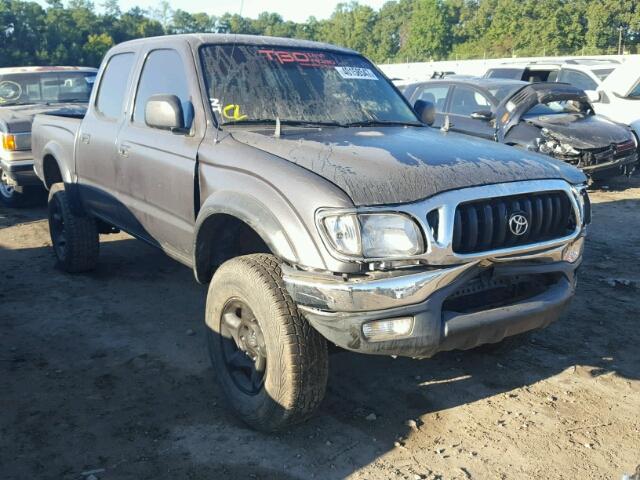 5TEGN92NX3Z168181 - 2003 TOYOTA TACOMA DOU GRAY photo 1