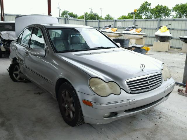 WDBRF61J42F271089 - 2002 MERCEDES-BENZ C 240 GRAY photo 1