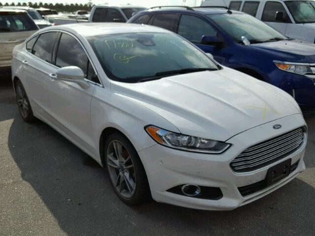 3FA6P0K92DR107869 - 2013 FORD FUSION WHITE photo 1