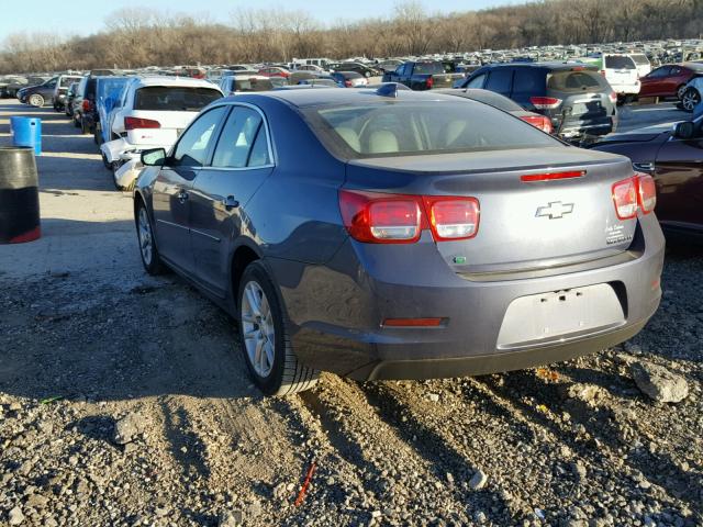 1G11C5SL2FF228600 - 2015 CHEVROLET MALIBU 1LT BLUE photo 3