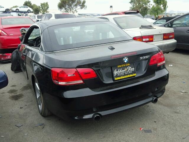 WBAWL735X9P179005 - 2009 BMW 335 I BLACK photo 3