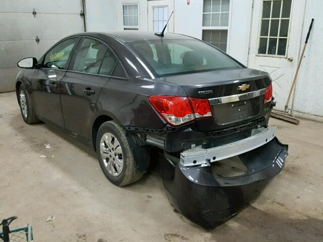 1G1PA5SH5E7235626 - 2014 CHEVROLET CRUZE LS GRAY photo 3