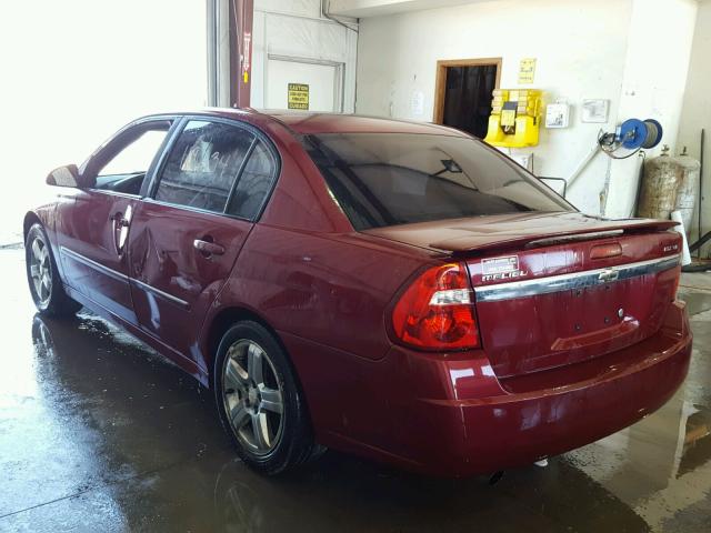 1G1ZU53836F212559 - 2006 CHEVROLET MALIBU LTZ 勃艮第红 照片 3