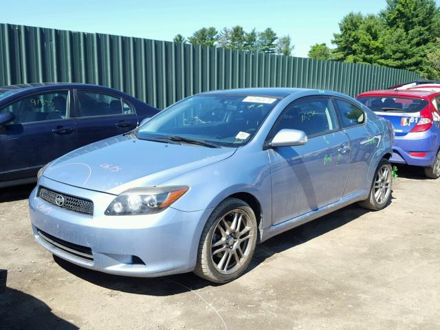 JTKDE3B74A0309964 - 2010 TOYOTA SCION TC BLUE photo 2