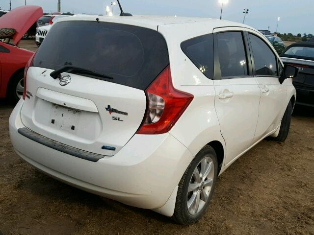 3N1CE2CP7FL392119 - 2015 NISSAN VERSA NOTE WHITE photo 4