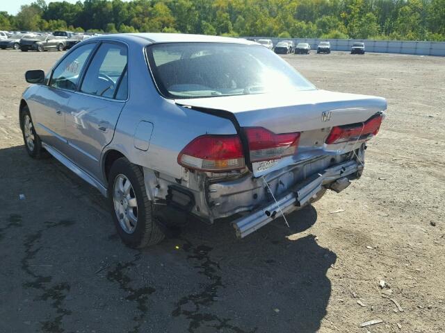 1HGCG56632A152466 - 2002 HONDA ACCORD EX SILVER photo 3