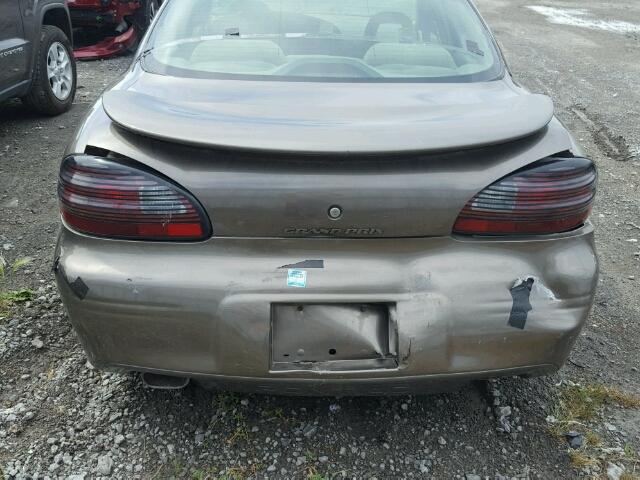 1G2WP52K12F270117 - 2002 PONTIAC GRAND PRIX BROWN photo 9