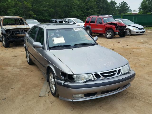 YS3DF55K027015494 - 2002 SAAB 9-3 SE SILVER photo 1