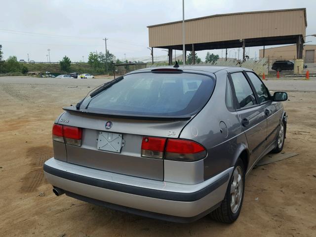 YS3DF55K027015494 - 2002 SAAB 9-3 SE SILVER photo 4