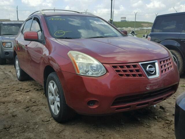 JN8AS58T58W022387 - 2008 NISSAN ROGUE S RED photo 1