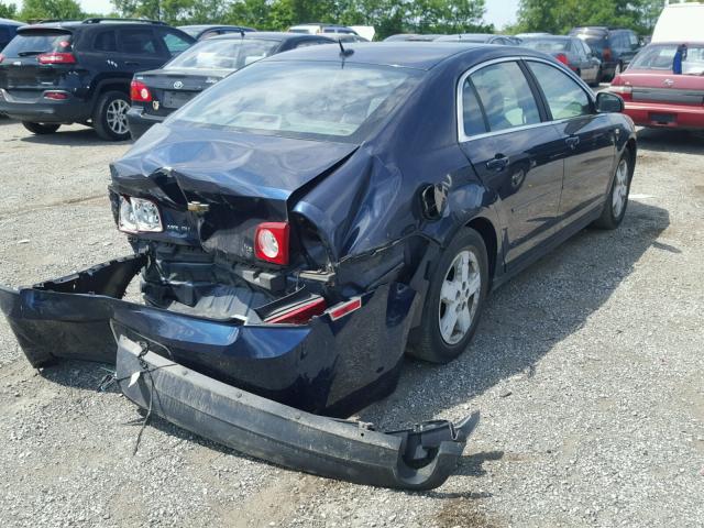 1G1ZG57B084222493 - 2008 CHEVROLET MALIBU LS BLUE photo 4