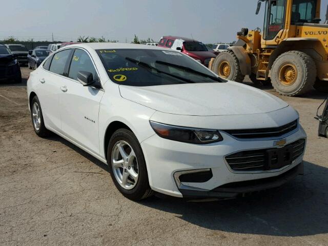 1G1ZB5ST4HF239302 - 2017 CHEVROLET MALIBU LS WHITE photo 1