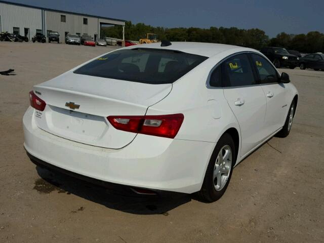 1G1ZB5ST4HF239302 - 2017 CHEVROLET MALIBU LS WHITE photo 4