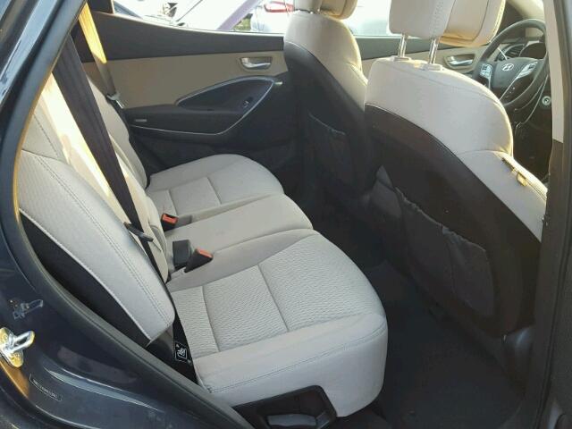 5NMZU3LB3HH033693 - 2017 HYUNDAI SANTA FE S 蓝色 照片 6