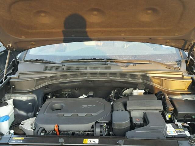 5NMZU3LB3HH033693 - 2017 HYUNDAI SANTA FE S 蓝色 照片 7