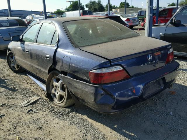 19UUA56602A056235 - 2002 ACURA 3.2TL BLUE photo 3