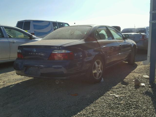 19UUA56602A056235 - 2002 ACURA 3.2TL BLUE photo 4