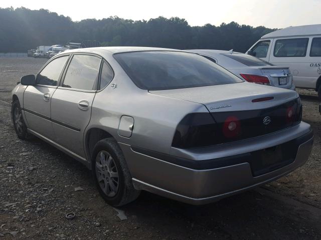 2G1WF52EX59128427 - 2005 CHEVROLET IMPALA SILVER photo 3