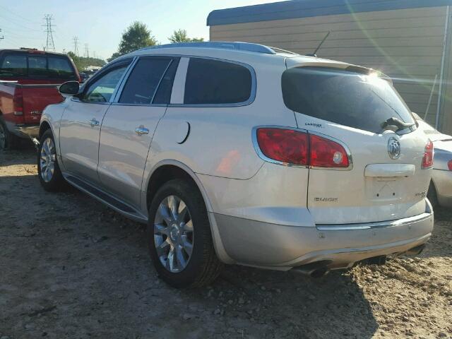 5GALVCED4AJ180320 - 2010 BUICK ENCLAVE CX WHITE photo 3