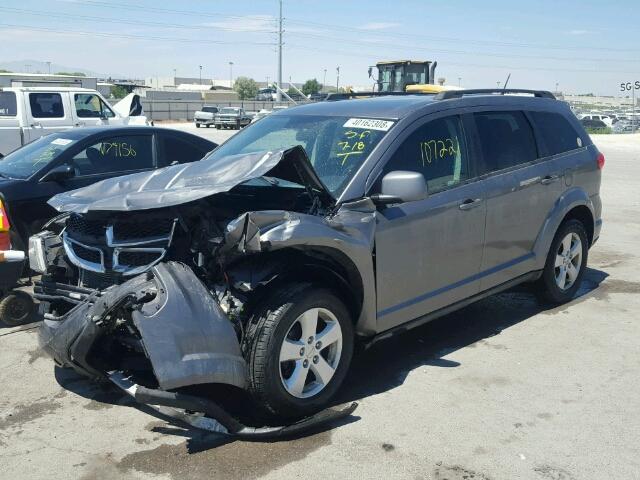 3C4PDDBG0CT257347 - 2012 DODGE JOURNEY SX GRAY photo 2