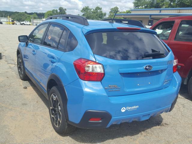 JF2GPABC1G8268270 - 2016 SUBARU CROSSTREK BLUE photo 3