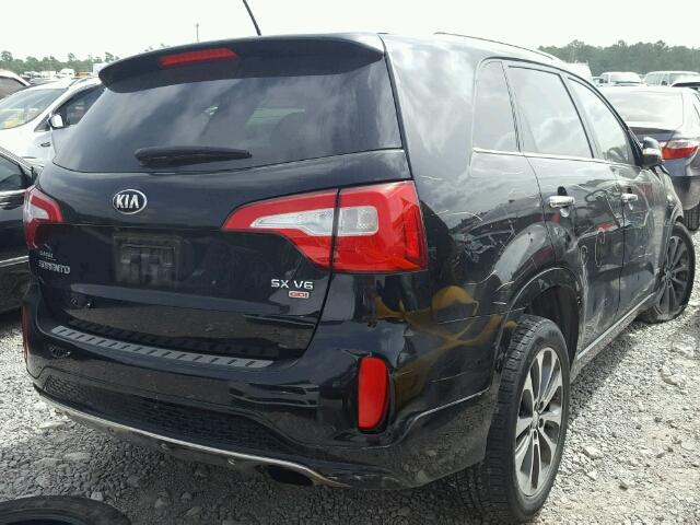 5XYKWDA71EG466581 - 2014 KIA SORENTO SX BLACK photo 4