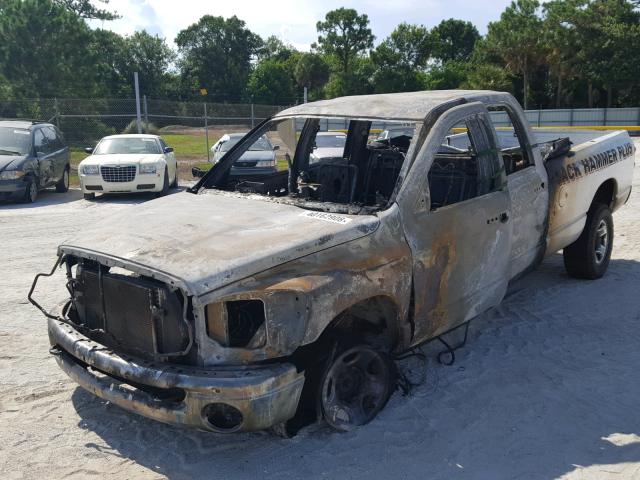 3D7KS28A58G219206 - 2008 DODGE RAM 2500 S WHITE photo 2