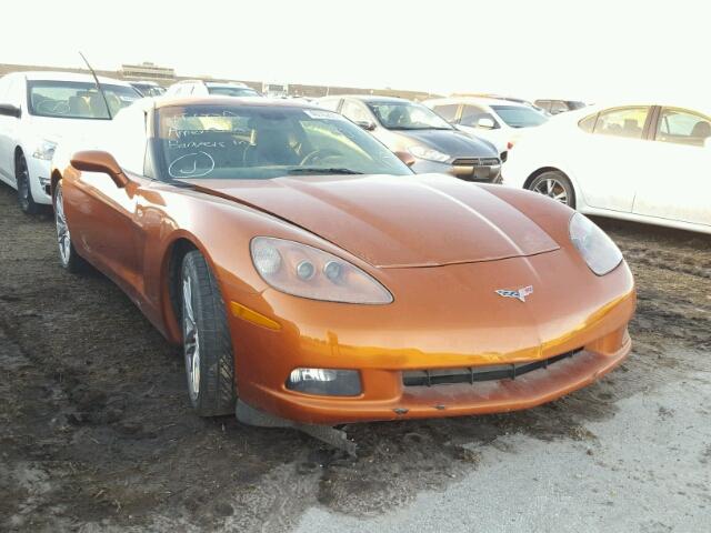 1G1YY25U375114244 - 2007 CHEVROLET CORVETTE ORANGE photo 1