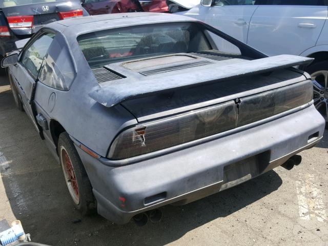 1G2PG9795GP277932 - 1986 PONTIAC FIERO GT BROWN photo 3