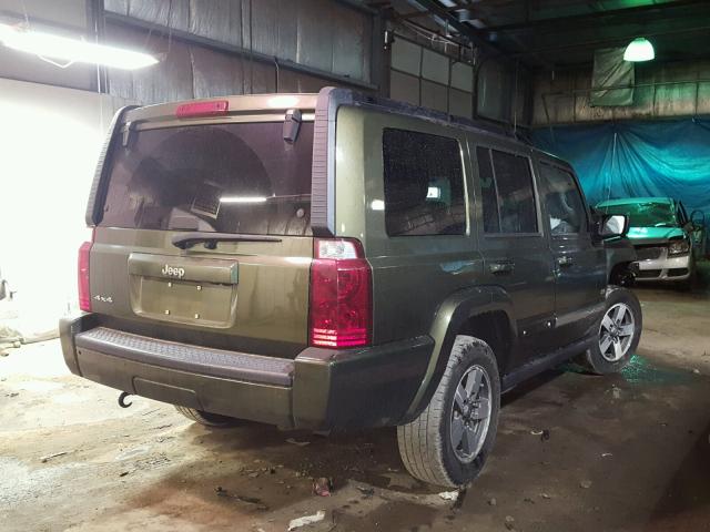 1J8HG48K96C310627 - 2006 JEEP COMMANDER GREEN photo 4