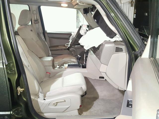 1J8HG48K96C310627 - 2006 JEEP COMMANDER GREEN photo 5
