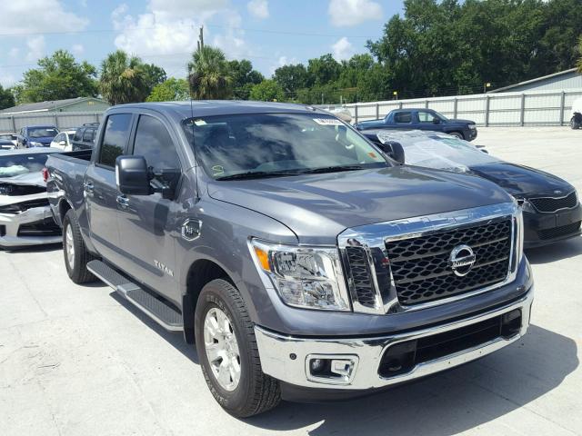 1N6AA1E59HN567945 - 2017 NISSAN TITAN SV GRAY photo 1