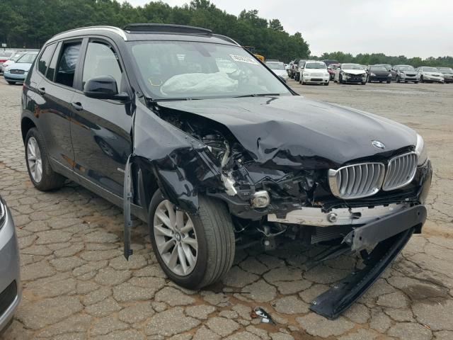 5UXWZ7C35H0X42645 - 2017 BMW X3 SDRIVE2 BLACK photo 1