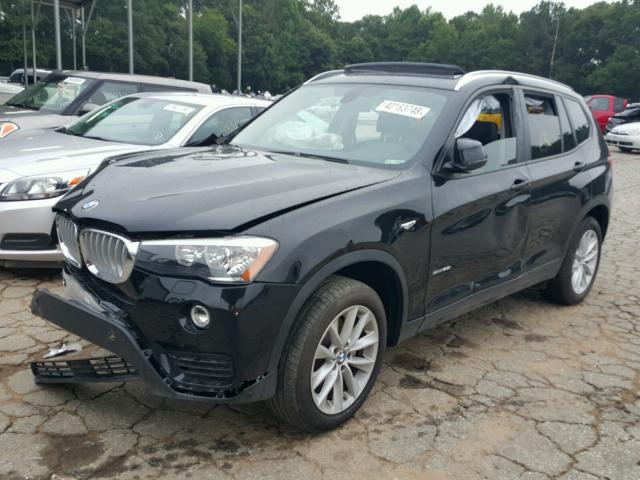 5UXWZ7C35H0X42645 - 2017 BMW X3 SDRIVE2 BLACK photo 2