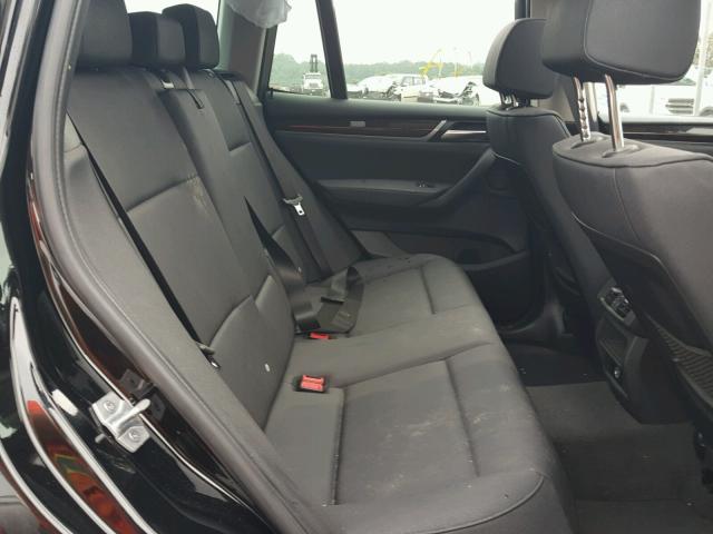 5UXWZ7C35H0X42645 - 2017 BMW X3 SDRIVE2 BLACK photo 6