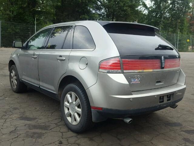 2LMDU68C48BJ39453 - 2008 LINCOLN MKX GRAY photo 3