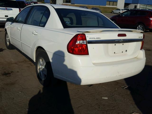 1G1ZT52865F296329 - 2005 CHEVROLET MALIBU LS თეთრი ფოტო 3