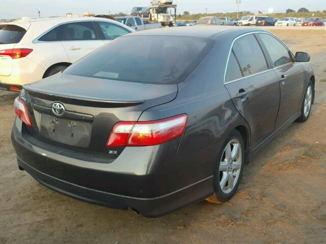 4T1BE46K49U358942 - 2009 TOYOTA CAMRY GRAY photo 4