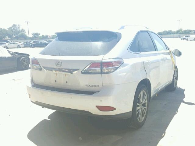 JTJZK1BA1E2013622 - 2014 LEXUS RX 350 WHITE photo 4