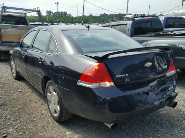 2G1WD58CX69277739 - 2006 CHEVROLET IMPALA SUP BLACK photo 3