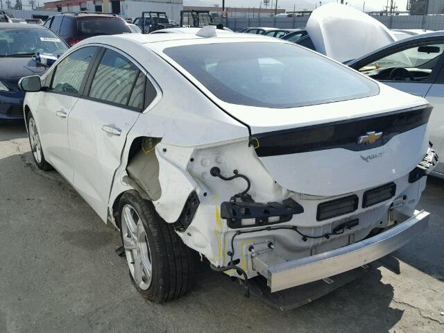 1G1RC6S53HU150112 - 2017 CHEVROLET VOLT LT WHITE photo 3