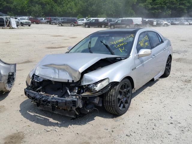 19UUA76647A001273 - 2007 ACURA TL TYPE S GRAY photo 2