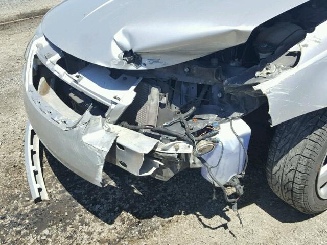 1G8AJ58F67Z172962 - 2007 SATURN ION LEVEL SILVER photo 9