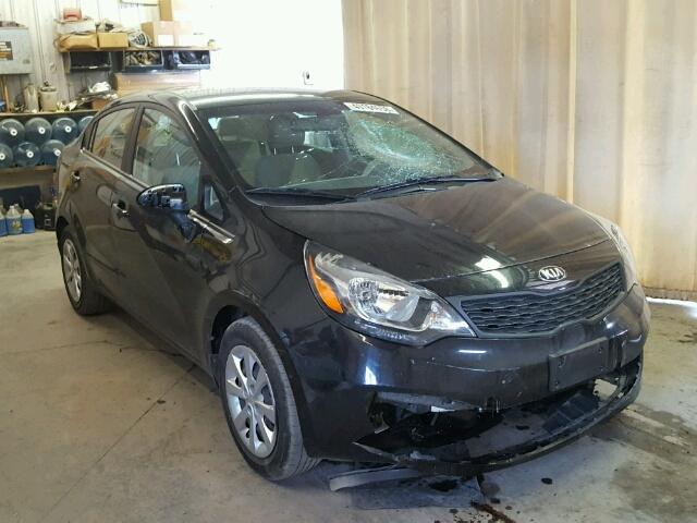 KNADM4A38D6271099 - 2013 KIA RIO LX BLACK photo 1