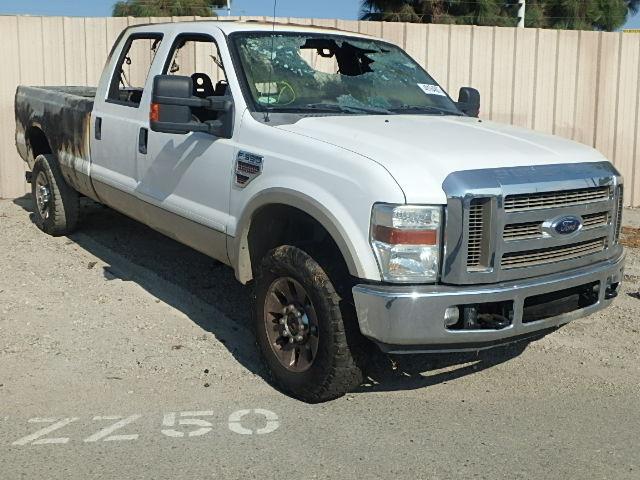 1FTWW31R18EB61575 - 2008 FORD F350 SRW S WHITE photo 1