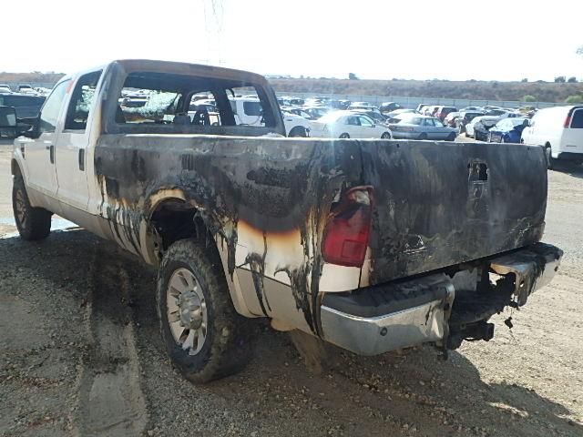 1FTWW31R18EB61575 - 2008 FORD F350 SRW S WHITE photo 3