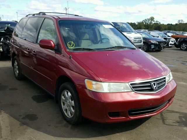 5FNRL18834B119425 - 2004 HONDA ODYSSEY EX RED photo 1