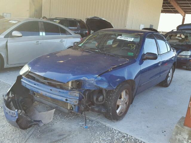 1G1JF52F057115853 - 2005 CHEVROLET CAVALIER BLUE photo 2